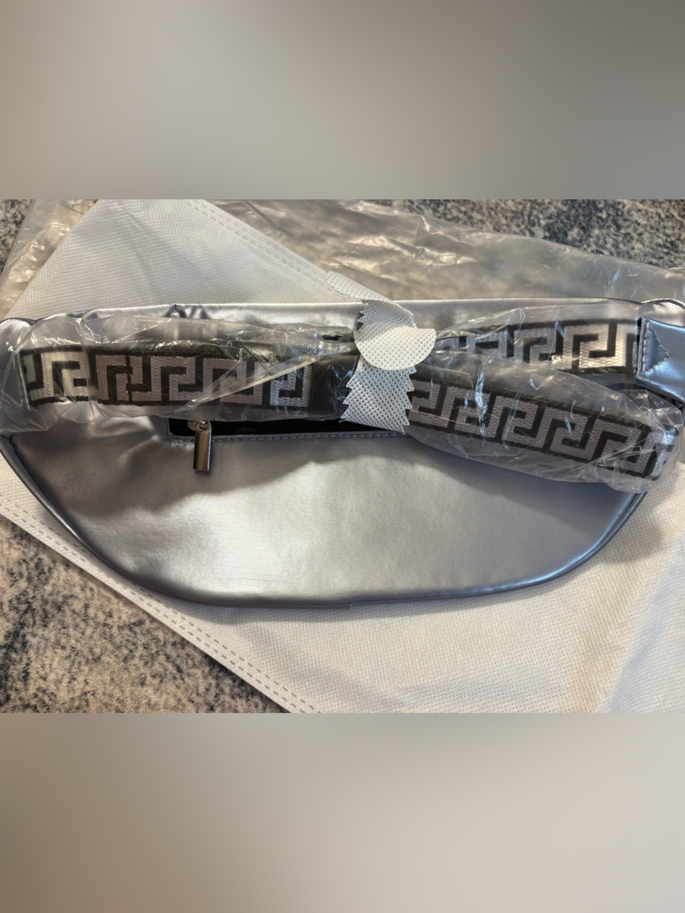 Versace Metallic Silver Fannie pack - Picture 3 of 5